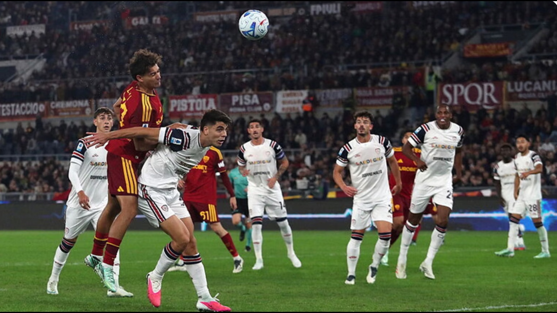 Foto nga burimi: Emocione e gola në Roma-Cagliari, verdhekuqtë marrin maksimumin në ndeshjen e Serie A