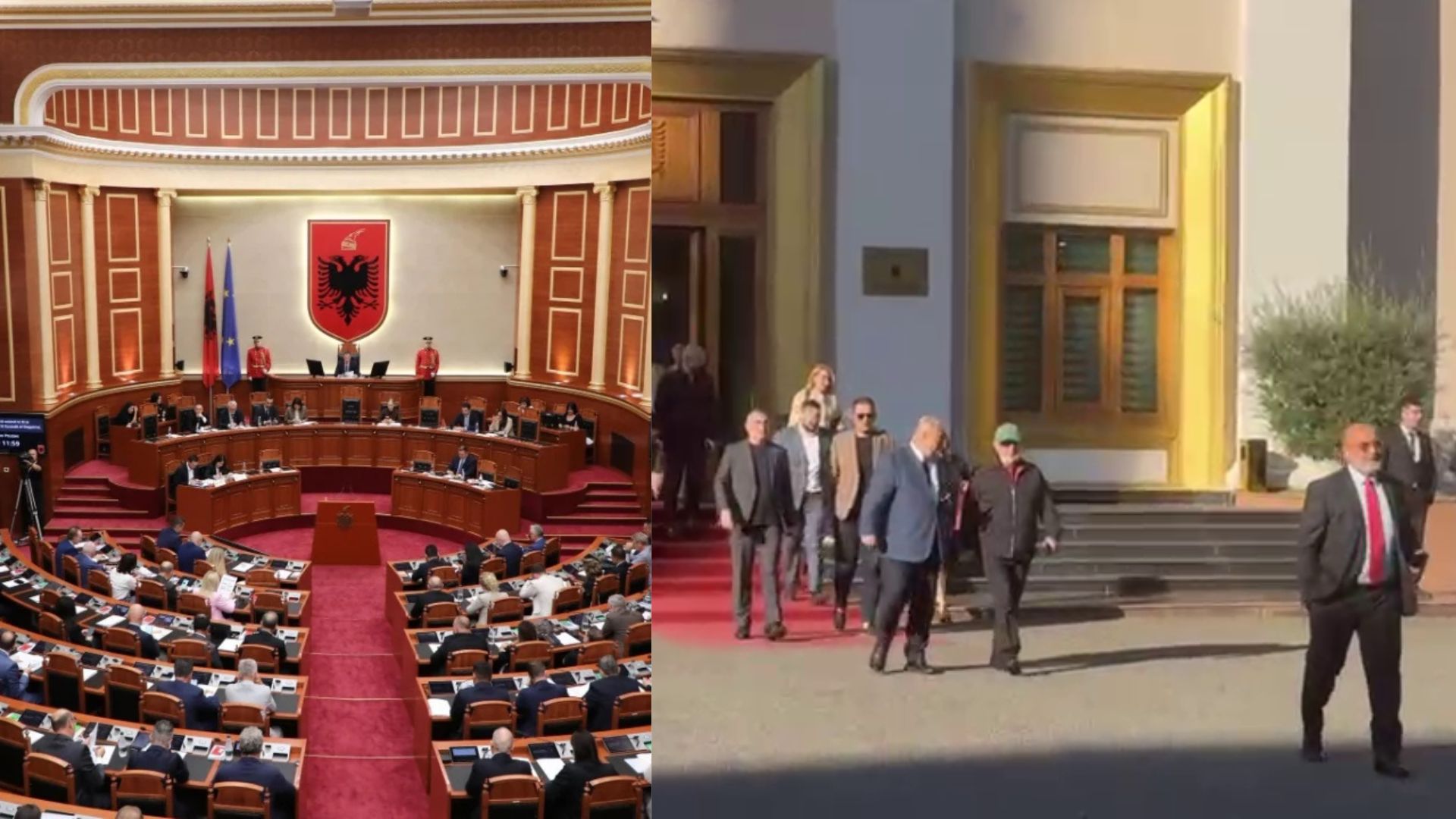 Protesta e dhunshme në Tiranë, anulohet seanca plenare e ditës së sotme, deputetët e PS lënë ambientet e Kuvendit